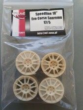 PIECES RESINE JANTES 1/24 SPEEDLINE WHEELS  12 RAYONS / 5 ECROUS  18" - TK2465