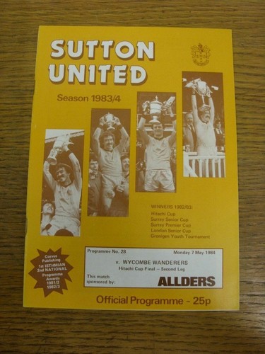 1984 finale coppa - 07/05/1984,