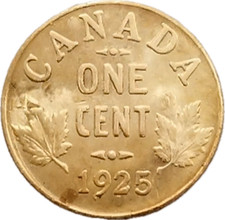 1925 Canada Un Centesimo -