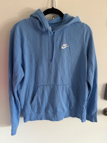 Felpa con cappuccio nike blu - felpa,