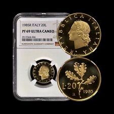 ITALIA. 1985, 20 Lire - NGC