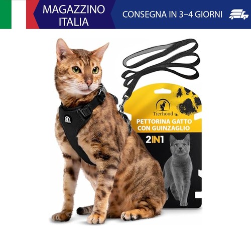 Pettorina gatto antifuga con - gatto,