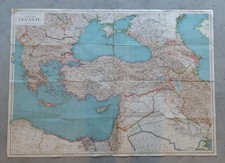 CARTA GEOGRAFICA DEL CTI ANNO 1942 DELL'EUROPA DEL SUD-EST