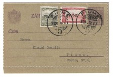 1917 Fiume - Cartolina S