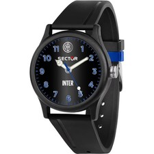 Orologio Sector EX-Q Inter FC R3251203007 Watch Ragazzo 41mm Silicone Nero Uomo