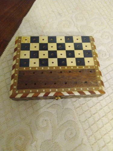 Scacchiera legno viaggio - legno, da