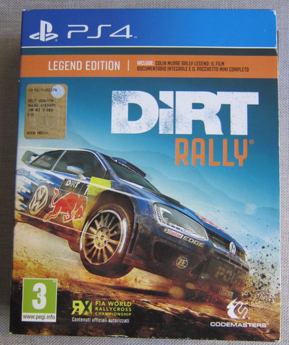 Box videogioco dirt rally - dirt, +