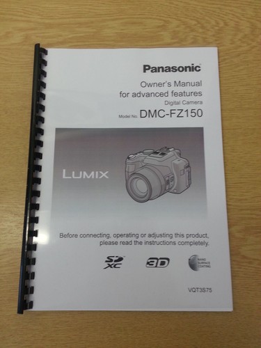 Panasonic fz150 manuale utente - manuale,