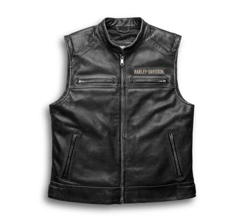 Gilet vera pelle - gilet,