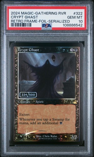 Mtg crypt ghast - ghast, serializzato