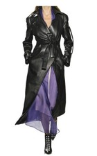 Cappotto donna nero trench in