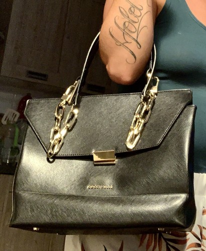 Borsa vera pelle nera - borsa,