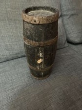 Antica Piccola Botte In Legno, Arte Popolare 