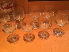 8 BICCHIERI CALICI IN CRISTALLO PIENO RCR NUOVI