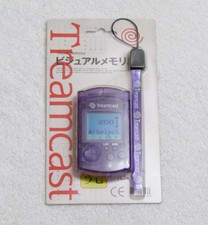 Unità scheda di memoria visiva Treamcast Sega Dreamcast viola chiaro VMU / con cordino tappo