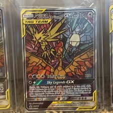 Sigillato Moltres & Zapdos & Articuno GX Destino Nascosto Stella Nera Promo SM210