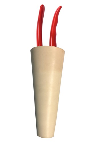 Faretra pelle con - in, stahlclip