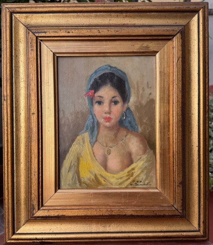 Quadro dipinto olio tavola - dipinto, su