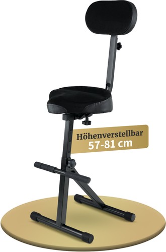 Sgabello alto sedia schienale - alto,