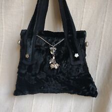 borsa pelliccia astrakan  fur bag handbag  artigianale