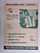 Mario Cavallari Carlo Venturi 4 ballabili Balliamo col liscio SPARTITO