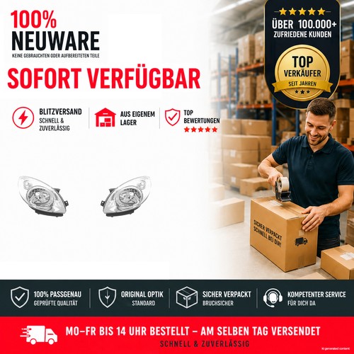 Set fari anteriori alogeni - fari,