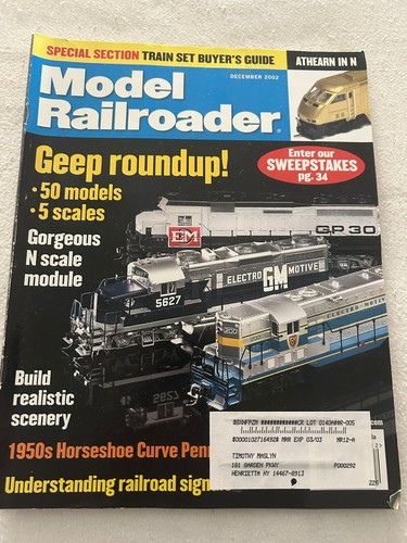 Model railroader magazine - railroader,