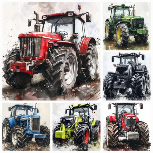 Quadro trattore agricoltura - quadro,
