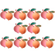  20pcs Peach Nail Charms Fruit