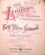 Belmund DREI LIEDER for eine