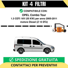 Kit 4 Filtri Tagliando per