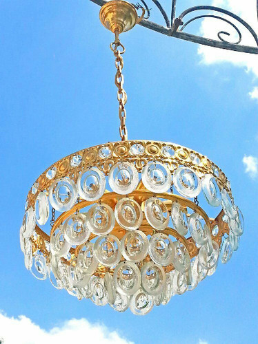 Lampadario ovale vetro 61 - vetro,