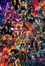 Poster collage film Marvel MCU