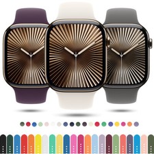 Cinturino sportivo in silicone per Apple Watch 11 10 9 8 7 6 5 SE 40/44/41/45/42/46mm