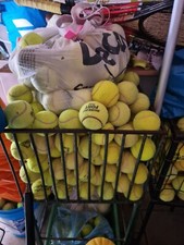 50 palline da tennis USATE. Pilates, Posturale gioco cani.