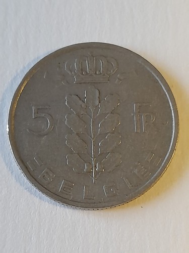 Monnaie belgique 5 francs - belgique,