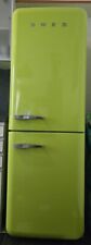 smeg frigorifero stile vintage anni 50, color verde lime, combinato 