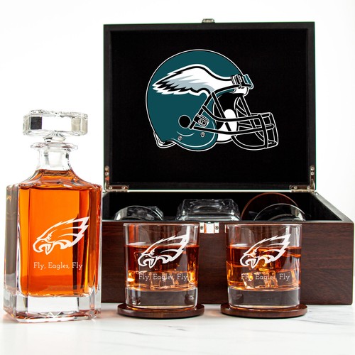 Philadelphia eagles decanter - -,