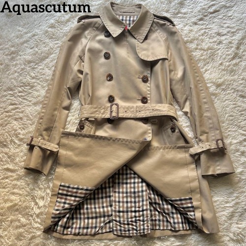 Aquascutum trench coat - trench,