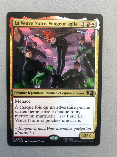 Mtg carte magic marvel black - mtg,