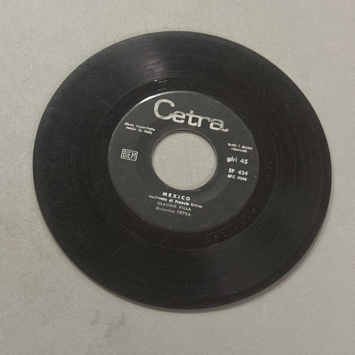 Mexico claudio villa disco - disco, 45
