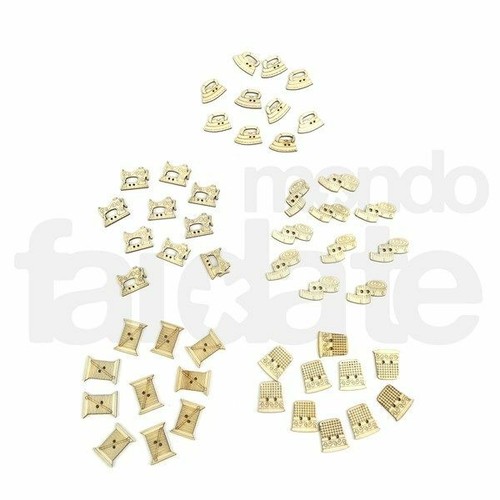 Bottoni legno craft - in,