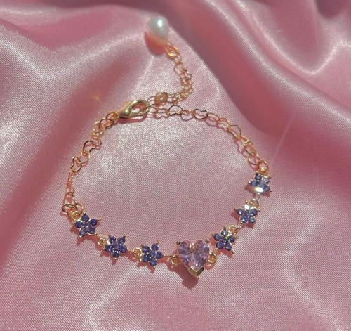 Bracciale con fiori - ,