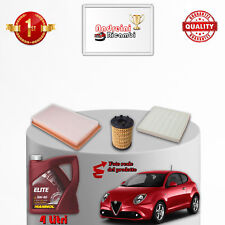KIT TAGLIANDO 3 FILTRI + OLIO ALFA ROMEO MITO 1.4 MULTIAIR 77KW 105CV DAL 2010 >