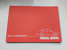 alfa romeo uso manutenzione