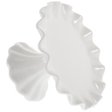  Vassoio per torta in ceramica Espositore per alimenti Vassoio da portata