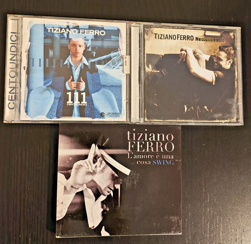 Tiziano ferro lotto 3 cd - ferro,