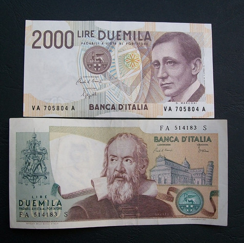 2000 lire 1983 galileo - 2000, galilei
