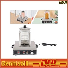 Hot Dog Commerciale Acciaio Inox Hot Dog Maker Scaldasalsicce + 2 Spiedini Riscaldanti