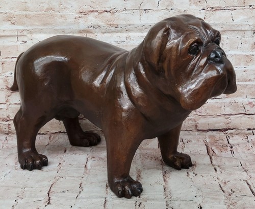 Bronzo inglese bull cane - bronzo,